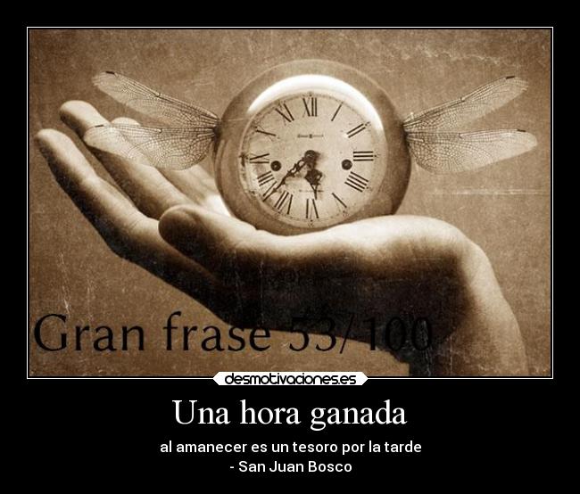 Una hora ganada - 
