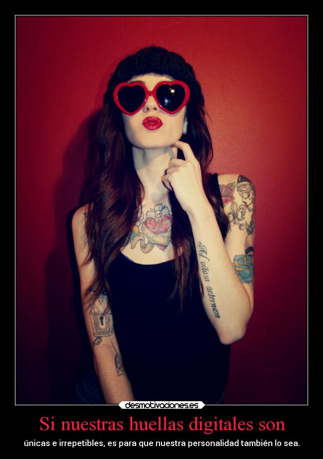 Si nuestras huellas digitales son -