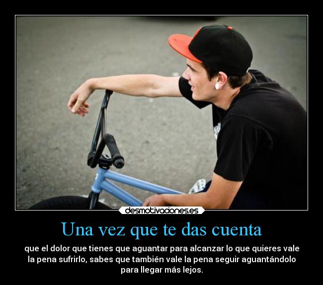 Una vez que te das cuenta -