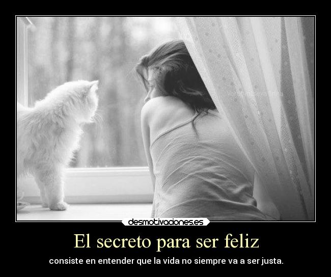 El secreto para ser feliz -