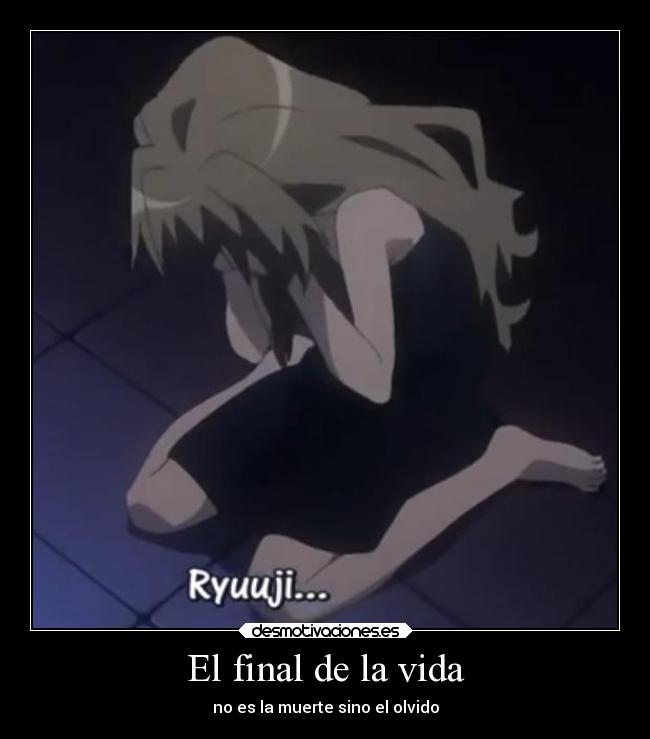 El final de la vida -