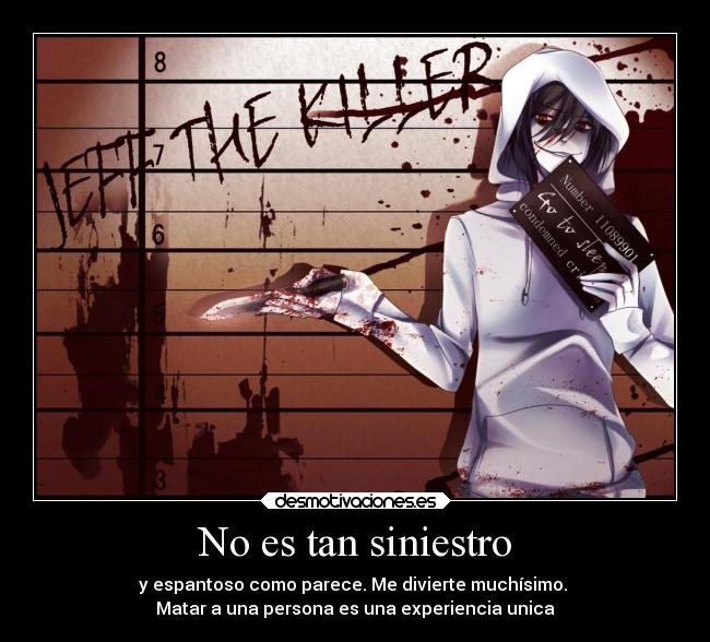 No es tan siniestro -