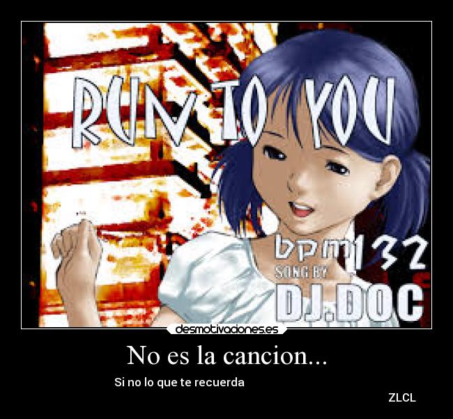 No es la cancion... - 