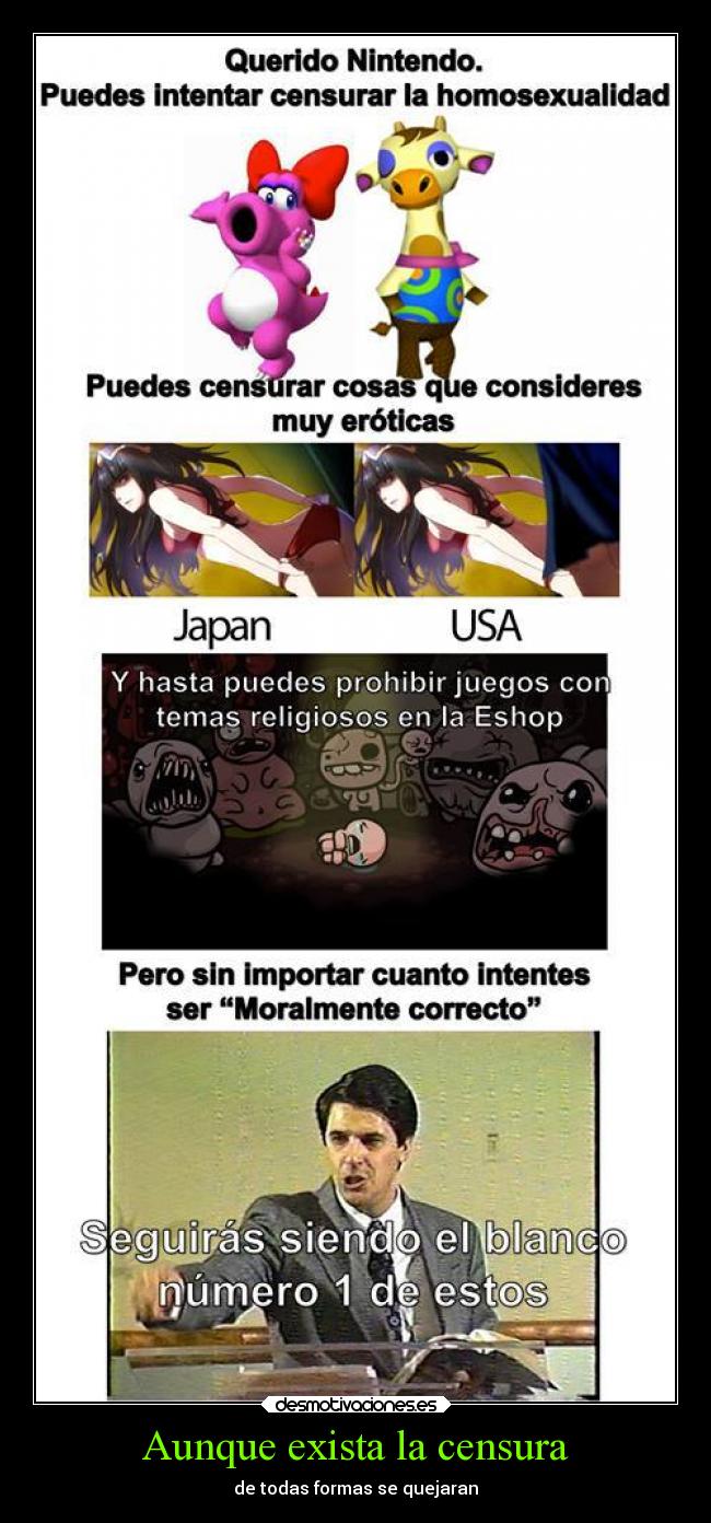 Aunque exista la censura - de todas formas se quejaran