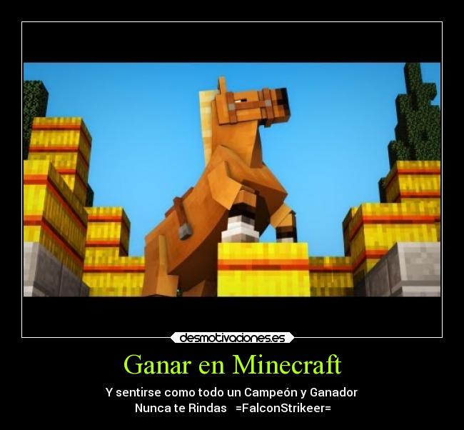 Ganar en Minecraft -