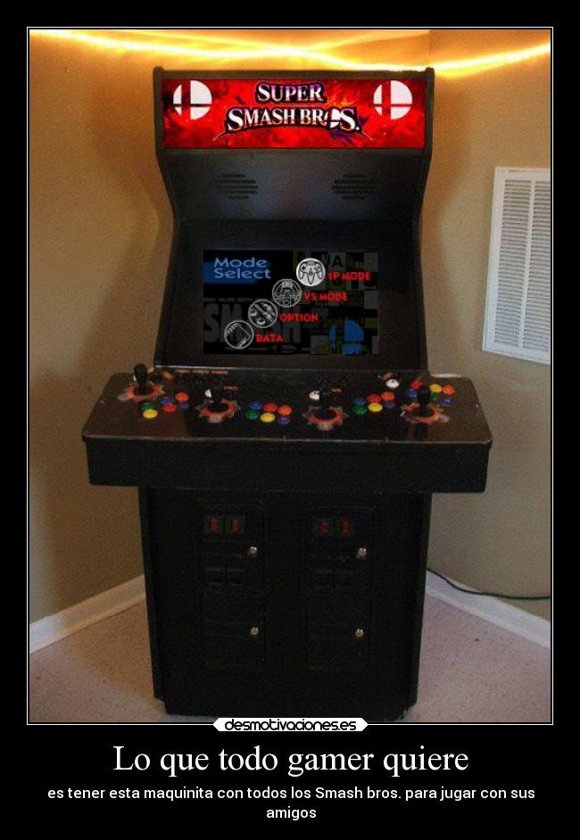 Lo que todo gamer quiere -