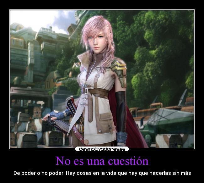 No es una cuestión - 