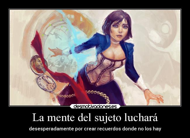 carteles videojuegos recuerdos obstaculos esperanza bioshockinfinite desmotivaciones