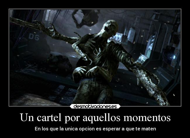 Un cartel por aquellos momentos - 