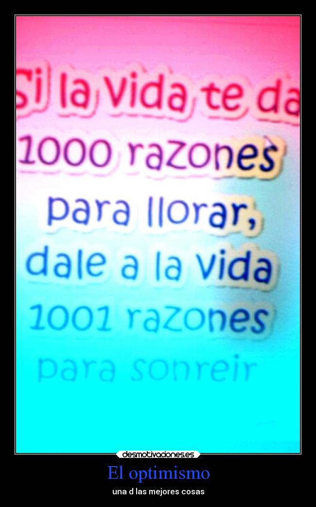 El optimismo - 