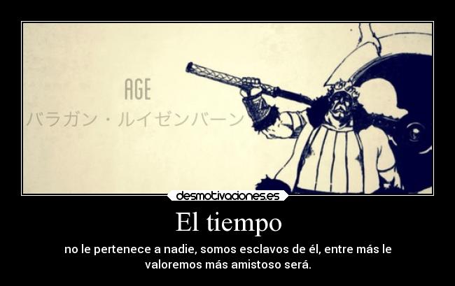 El tiempo -