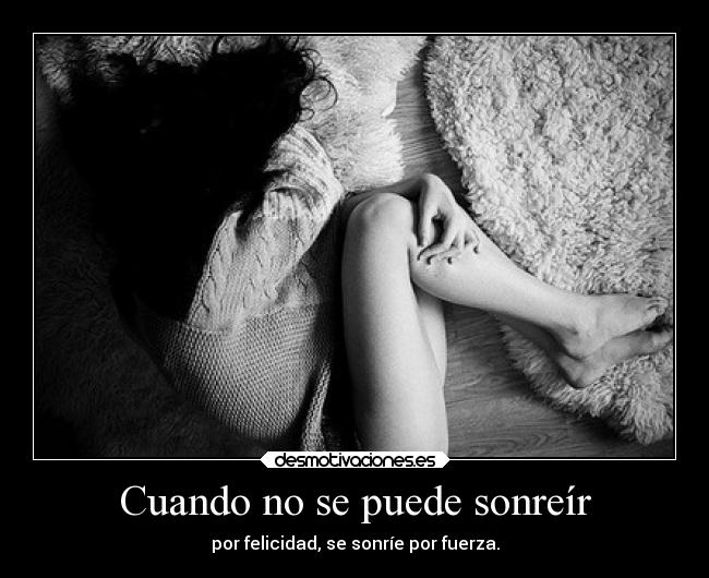 Cuando no se puede sonreír - 