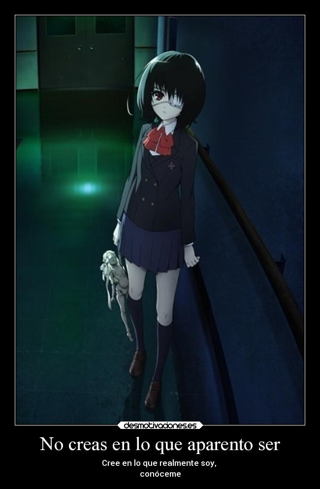 No creas en lo que aparento ser - Cree en lo que realmente soy, 
conóceme