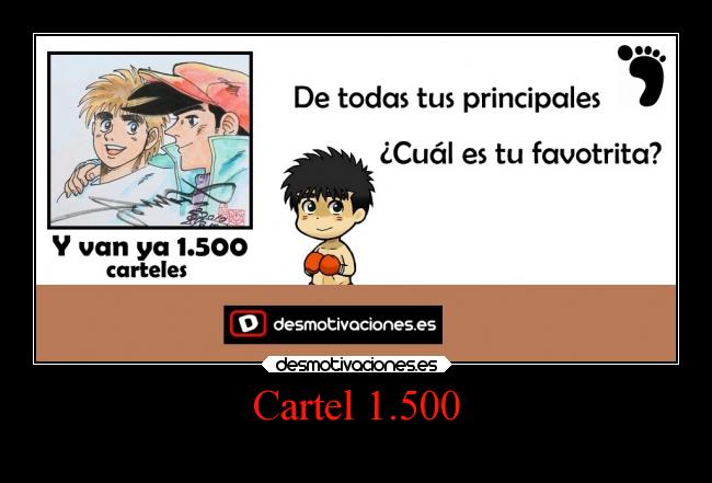 Cartel 1.500 - 