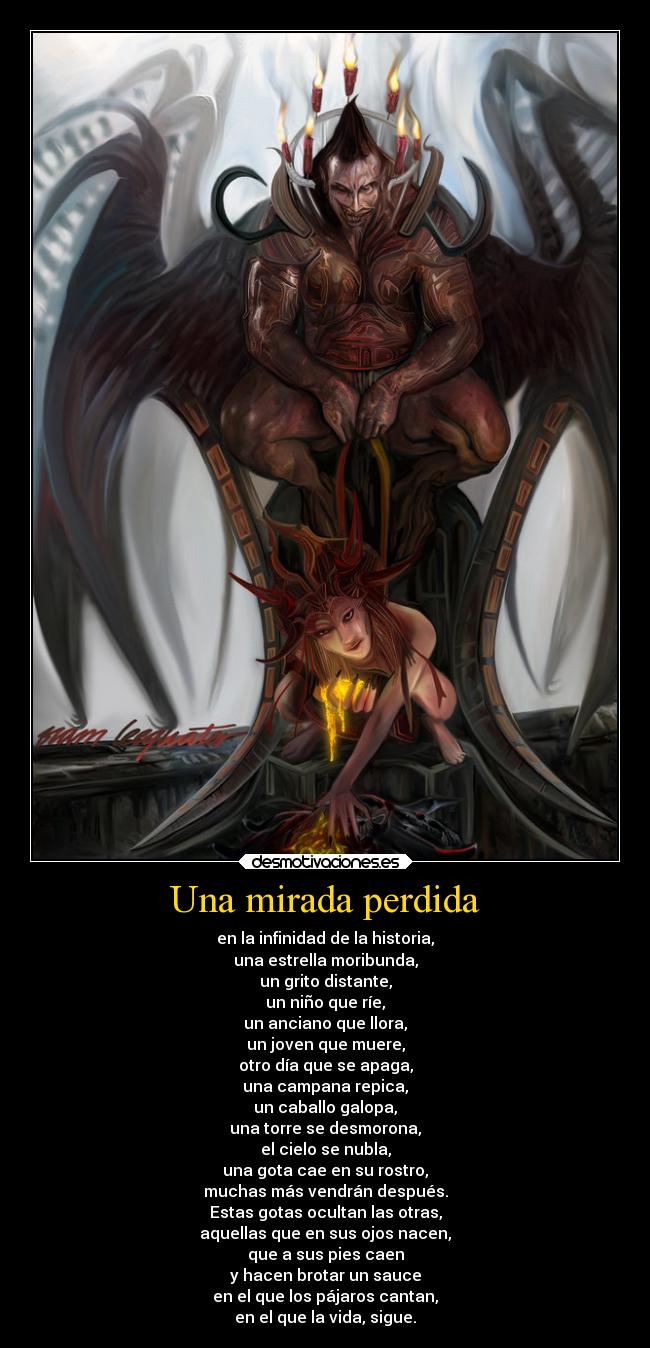 Una mirada perdida -