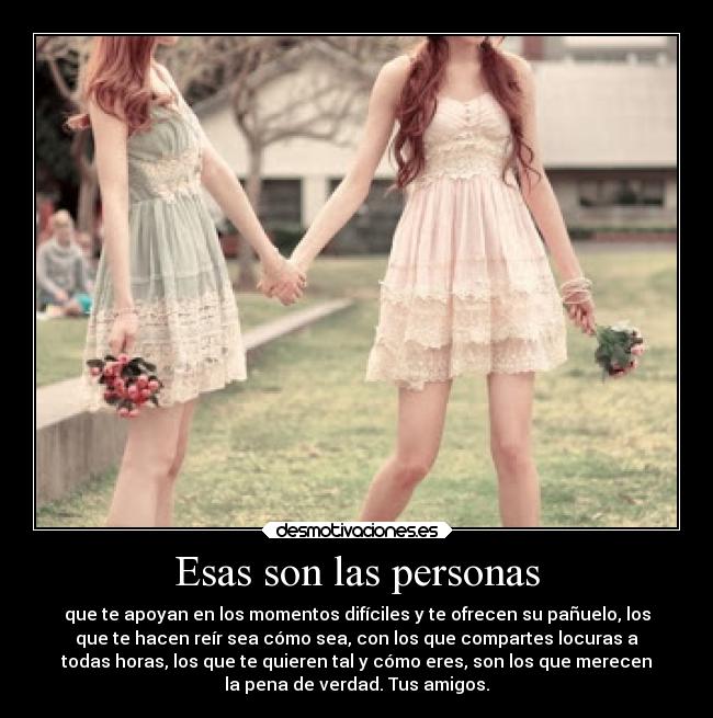 Esas son las personas -