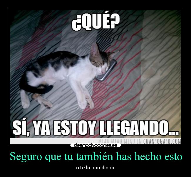 Seguro que tu también has hecho esto - o te lo han dicho.