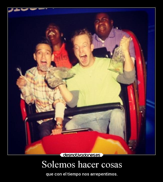 Solemos hacer cosas -