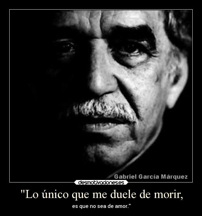 Lo único que me duele de morir, - 