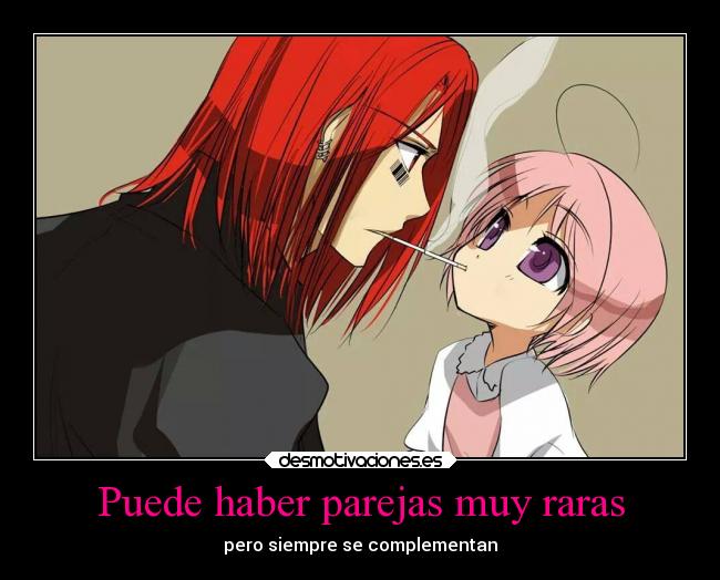 Puede haber parejas muy raras - pero siempre se complementan