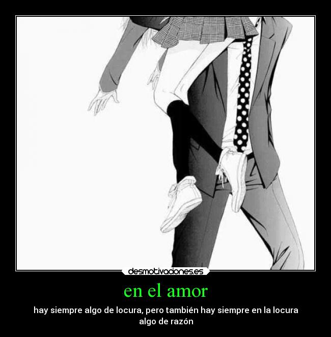 en el amor -