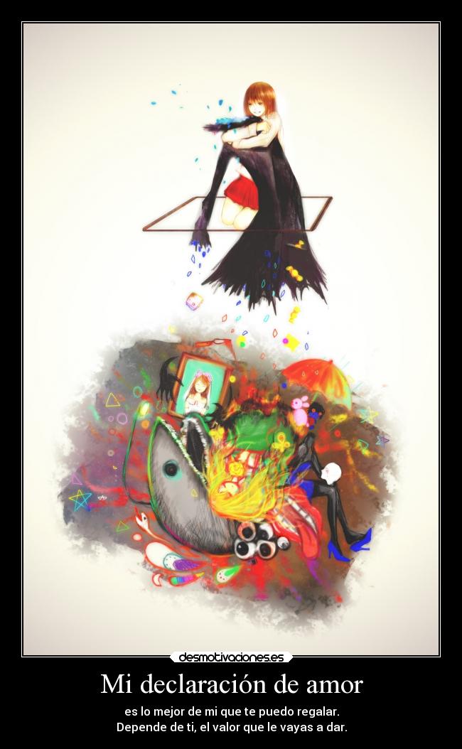 Mi declaración de amor -