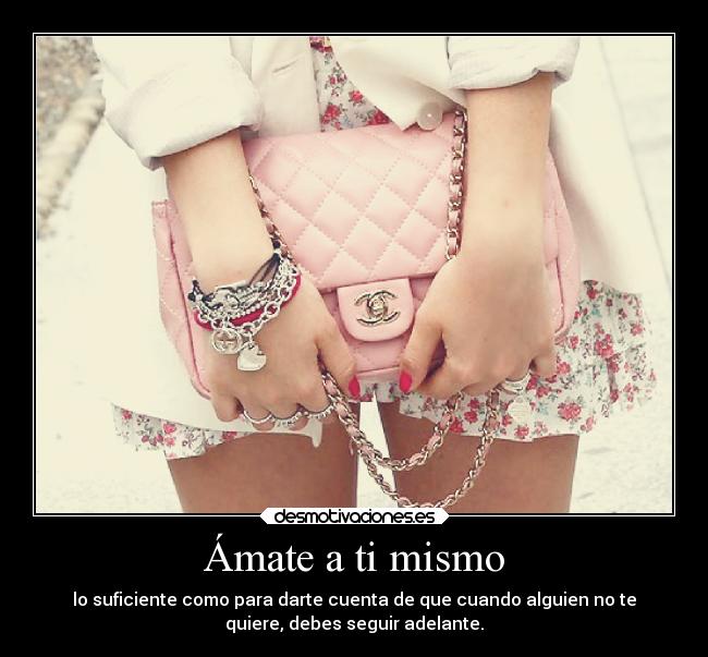 Ámate a ti mismo -