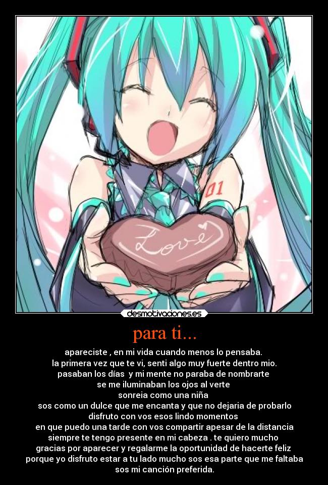 para ti... -