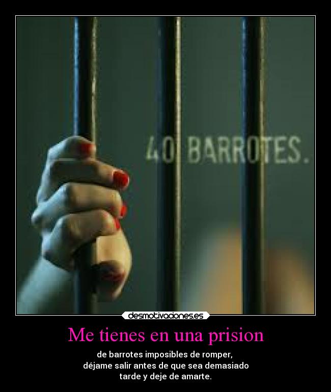 carteles amor prision desmotivaciones
