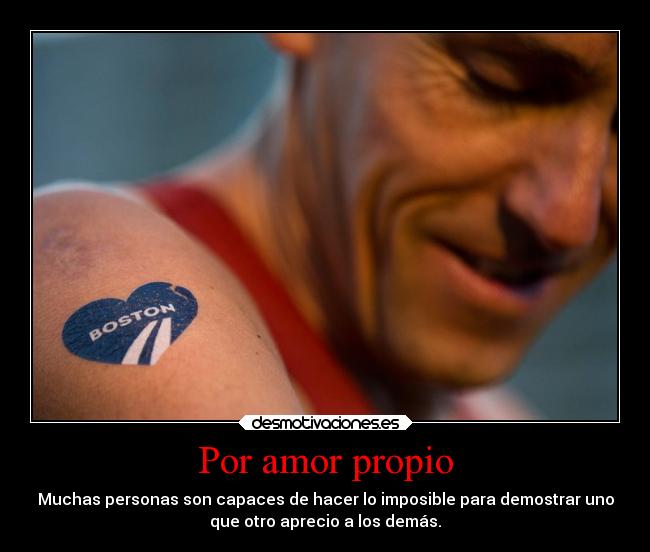 Por amor propio -