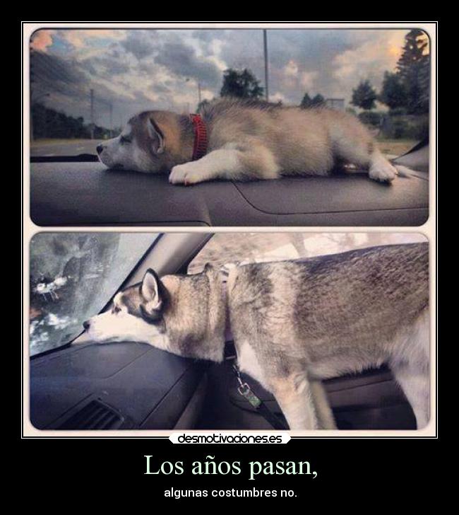 Los años pasan, -