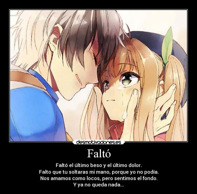 carteles anime amor falto desmotivaciones
