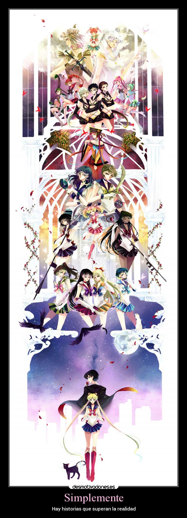 carteles anime arte esperanza historia sailor fantasia seira desmotivaciones