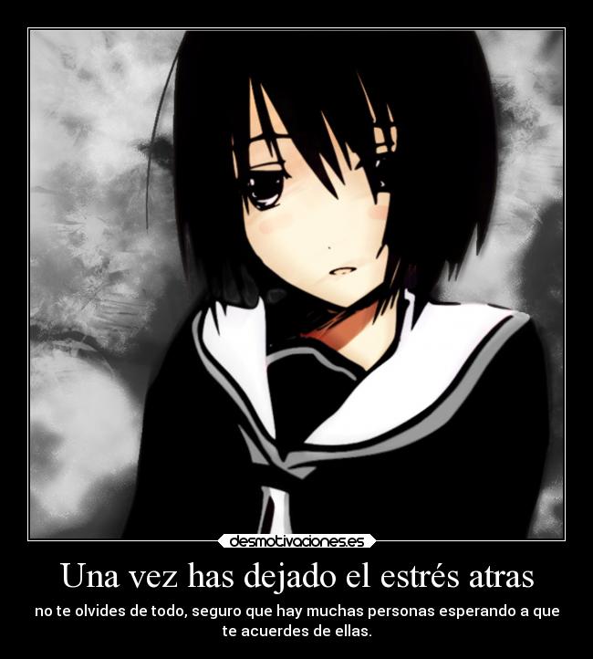 carteles anime ausencia darkbutterfly kirch quiero dar espacio pero hay cosas que pasan desmotivaciones