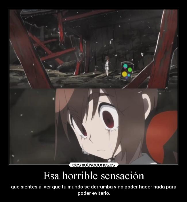 Esa horrible sensación -