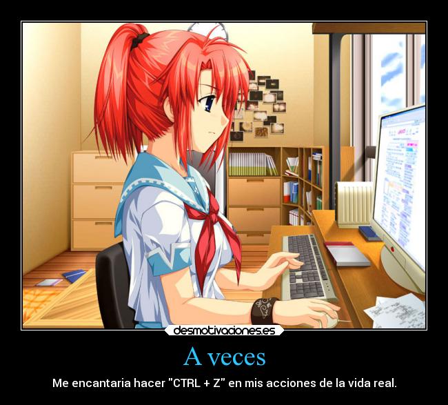 carteles anime computadora desmotivaciones