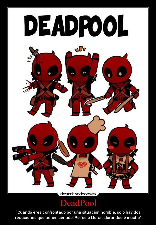 carteles anime deadpool desmotivaciones