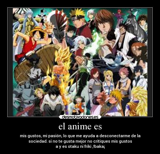 el anime es -