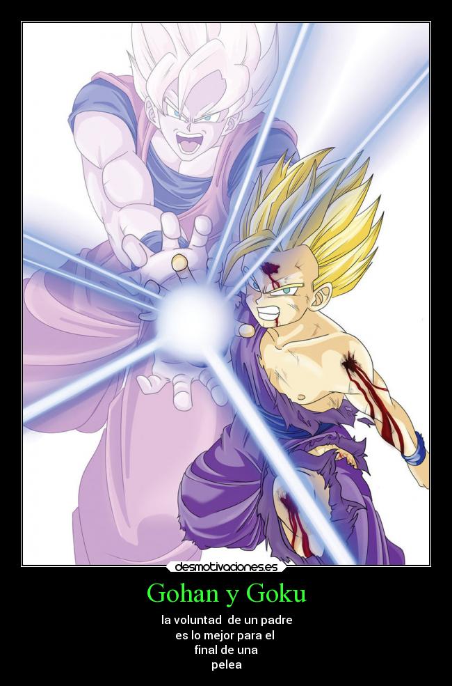 Gohan y Goku - 