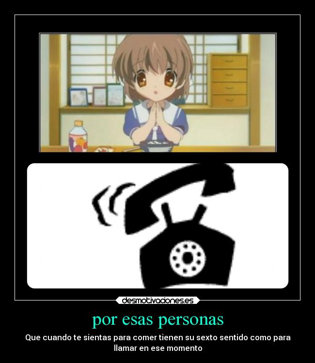 por esas personas - 