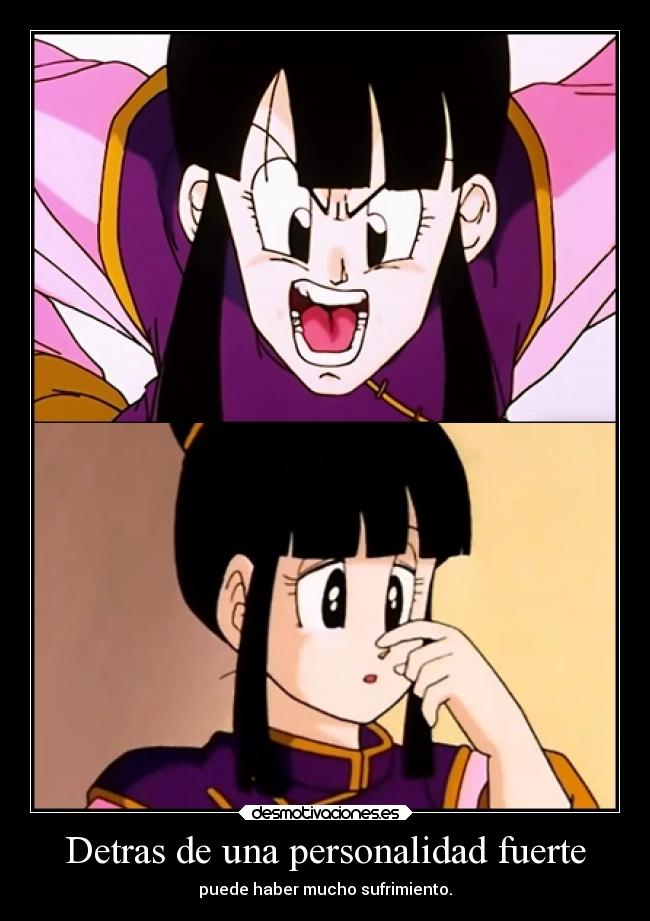 Detras de una personalidad fuerte -