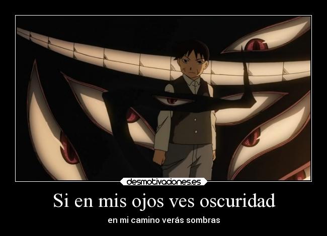 Si en mis ojos ves oscuridad - 