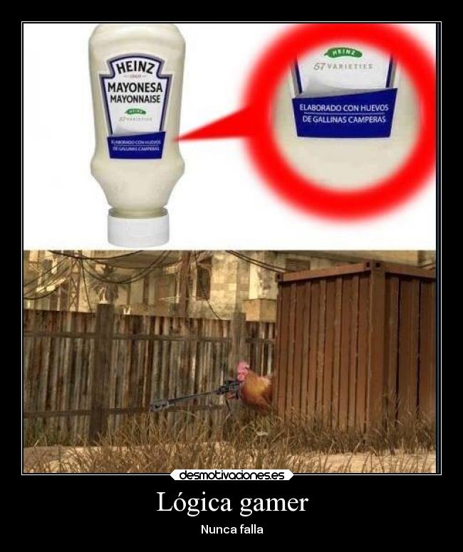 Lógica gamer - Nunca falla