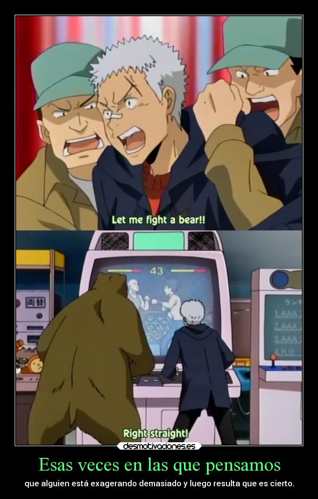 Esas veces en las que pensamos -