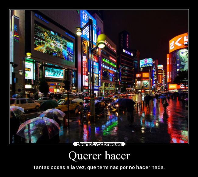Querer hacer - 