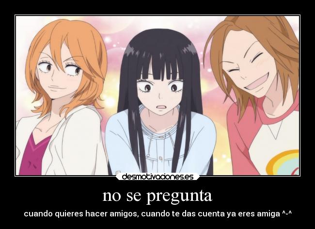 carteles anime kimi todoke desmotivaciones