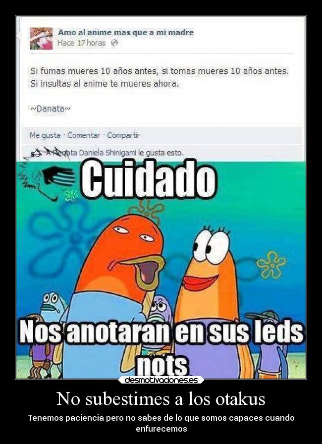 carteles anime los anti otakus grupo desmotivaciones