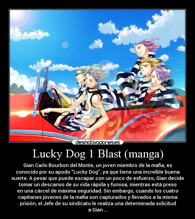 carteles anime luckydog1 yaoi manga desmotivaciones