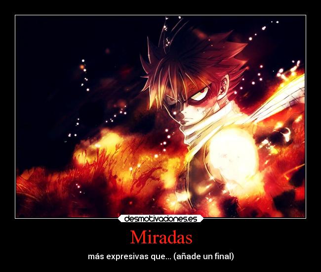 Miradas - más expresivas que... (añade un final)