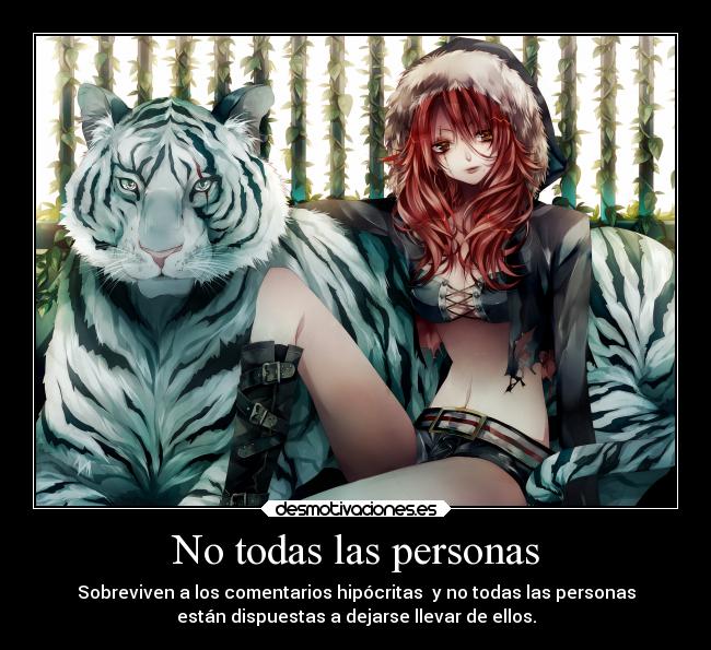 carteles anime personas comentarios hipocritas desmotivaciones